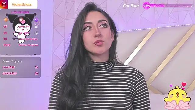 Violettbloss from StripChat is Freechat